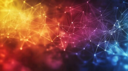 Abstract Geometric Network Background