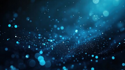 Obraz premium Abstract Blue Glitter Background