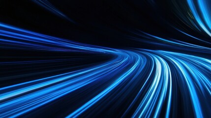 Abstract Light Trails - Speed and Movement
