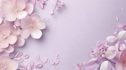 A simple yet charming light purple background decoration. The light purple hue is soft and soothing, creating an inviting atmosphere. The decoration might include delicate patterns or textures that ad