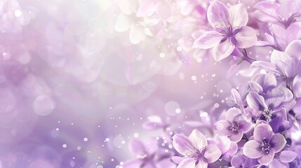  A simple yet charming light purple background decoration. The light purple hue is soft and soothing, creating an inviting atmosphere. The decoration might include delicate patterns or textures that a