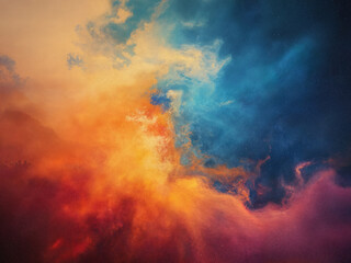 Obraz premium AI-generated image of abstract 3d textured and patterned colorful background.