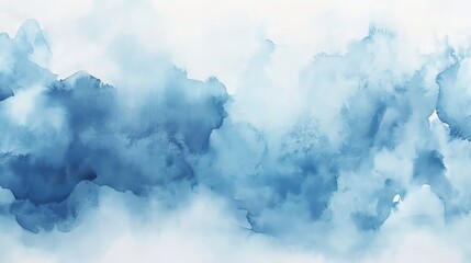 tranquil blue watercolor abstract background for creative projects