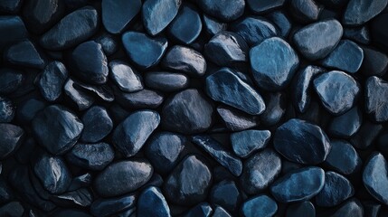 Closeup of Dark Blue Stones