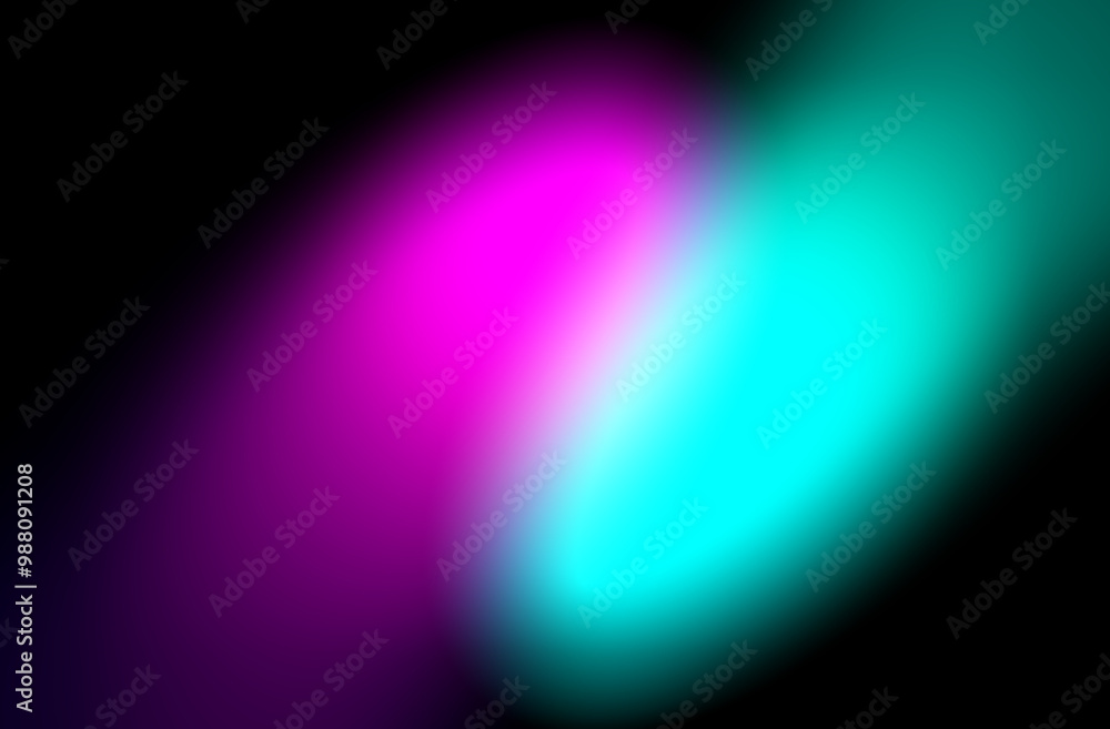 Poster abstract soft blue turquoise purple colorful gradient background. the gradient flows seamlessly from