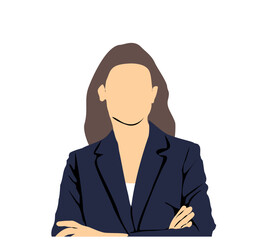 businesswomen half isolated