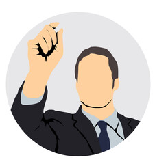 businessman profile business avatar