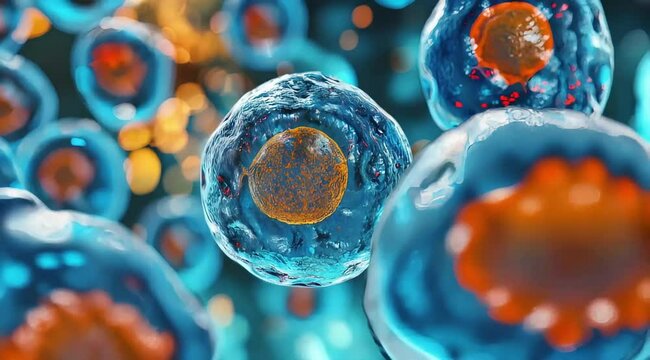 Stem cell differentiation process, cellular biology