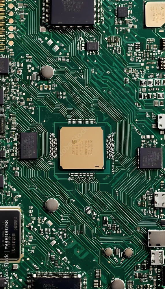 Aufkleber ram technology phone motherboard communication chips circuitry processor computer cell micro data co