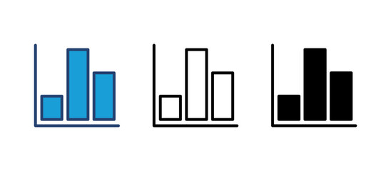 Growing graph Icon. Chart icon. diagram icon