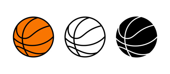 Basketball icon vector. Basketball ball icon. Basketball logo vector icon