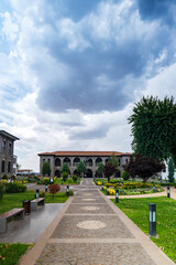 The Fortifications of museums in Diyarbakir, sightseeing landmark enclosing the historical district in Diyarbakir, Turkey.