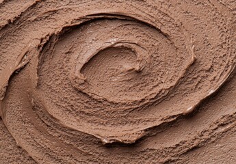 Fototapeta premium Smooth chocolate ice cream texture