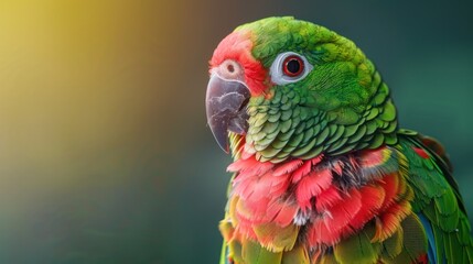 Fototapeta premium Close-Up Portrait of a Parrot
