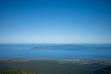 利尻山から見た礼文島