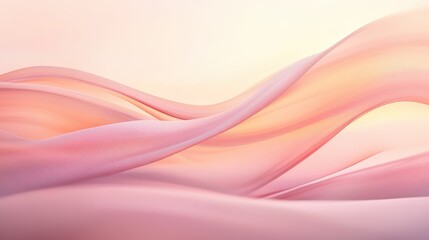 Fototapeta premium Abstract Pink and Orange Fabric Texture Background - Soft, Flowing, and Elegant.
