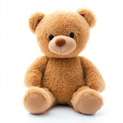 Obraz premium Soft toy bear isolated on white background