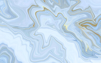 Marble rock texture blue ink pattern liquid swirl paint white dark that is Illustration background for do ceramic counter tile silver gray that is abstract waves skin wall luxurious art ideas concept.