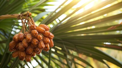 Closeup of Palm Tree Fruit