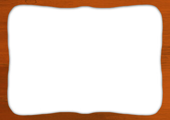 Orange Haunted Frame Border for Halloween Design
