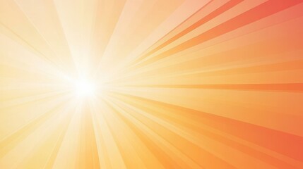 Abstract Sunburst Background with Warm Orange and Yellow Tones.
