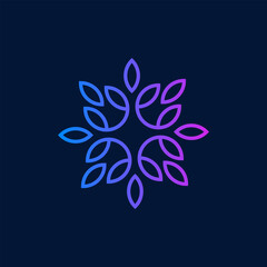 abstract logo unique simple modern