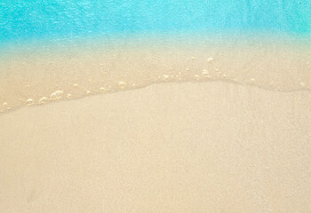 sand and sea, closeup