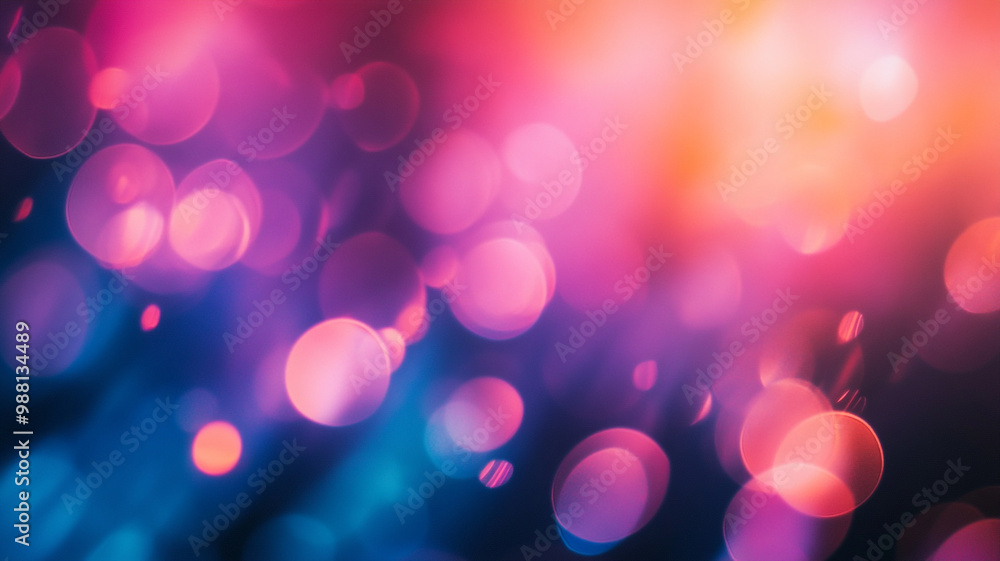 Poster abstract bokeh background