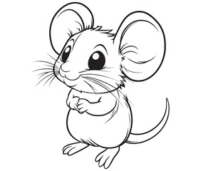 Mouse silhouette vector, Mouse and cheese, Mouse animal