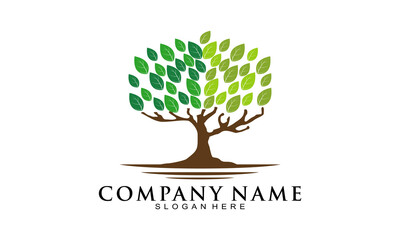 Obraz premium Nature tree illustration design vector