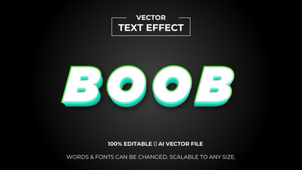 3d text effect background. Editable text style effect. vector editable font for graphic tee, banner, poster, post, social media or logo. vector illustration