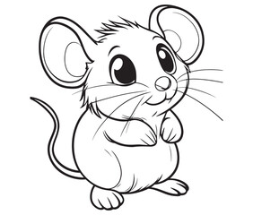 Mouse silhouette vector, Mouse and cheese, Mouse animal