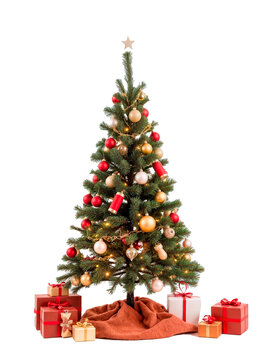 A Christmas tree 