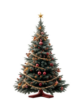 A Christmas tree 