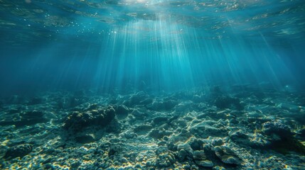 Sunbeams Underwater