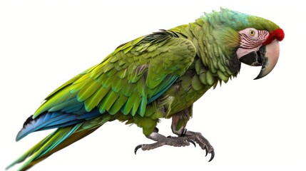 Fototapeta premium Green-winged Macaw Portrait