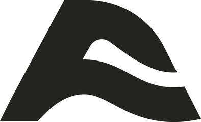 A sleek, modern logo featuring a stylized letter 