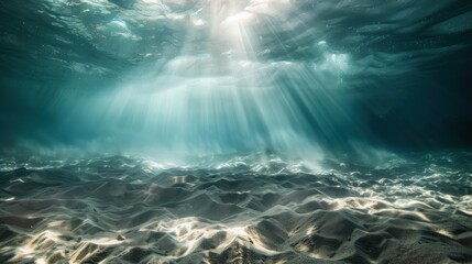 Sunbeams Underwater