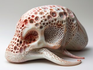 Abstract Ceramic Sculpture with Organic Form