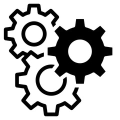 engine, gear icon