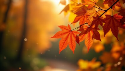 A leafy tree branch with a few leaves on it