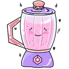 illustration of a mixerblender