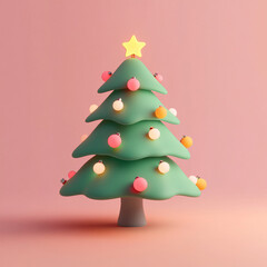 Obraz premium Christmas tree background picture