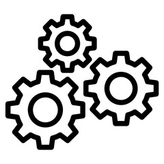 engine, gear icon