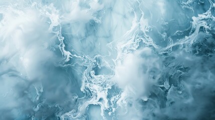 Abstract Blue Swirls