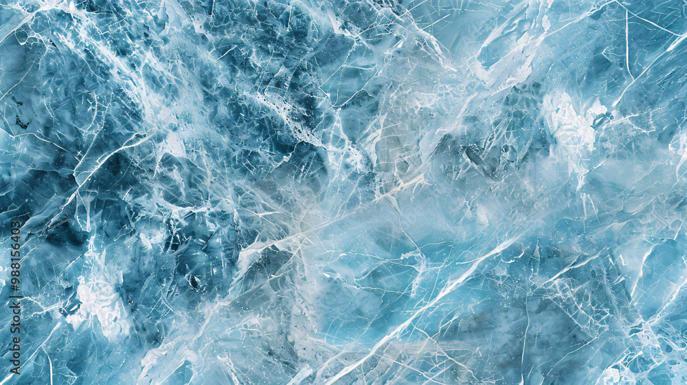 Poster textured image of a blue marble surface, showcasing intricate patterns and colors for backgrounds an