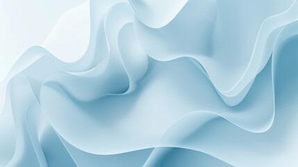 Fototapeta premium Abstract Blue Wavy Design