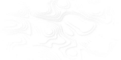 Abstract 3d white papercut topography relief vector background illustration for your design. Map line of topography. Map mockup