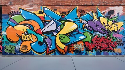 Generative AI Graffiti Wall as a Dynamic Backdrop for Creative Projects