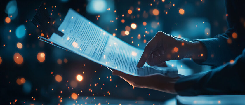 AI-driven document processing allows businessmen to extract key information from contracts and reports enhancing decision-making and overall business efficiency